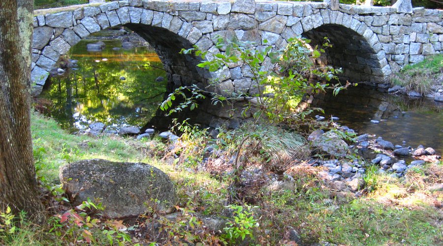 Stone bridge over the creek