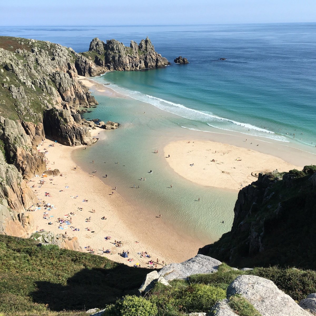 Pedn Vounder Beach Cornwall Map Pedn Vounder Beach (Treen) - All You Need To Know Before You Go