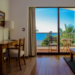 La Posada Hotel & Beach Club in La Paz, image may contain: Outdoors, Waterfront, Water, Bench