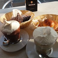 granita cioccolato e panna granita caffe' e panna