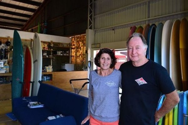 Owners Peter and Janet White