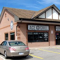 Welcome to Ace Grill. Our menu features Fish and Chips, Burgers, Greek Souvlaki, Tasty Sandwiche