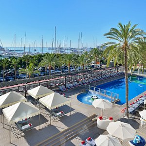 Hotel Victoria Gran Meliá in Majorca, image may contain: Waterfront, Water, Harbor, Pool