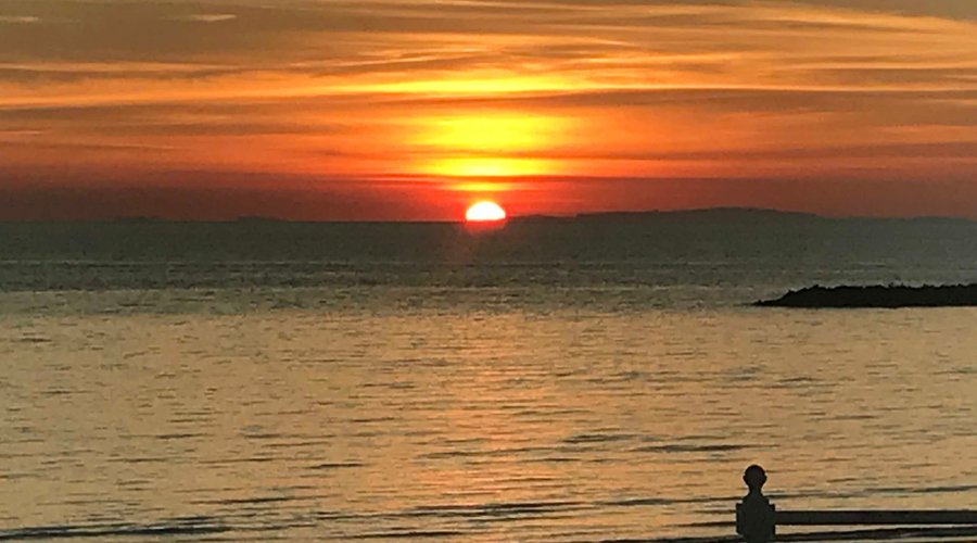 Borth Beach Sunset