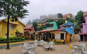 Club Mahindra Mussoorie in Mussoorie, image may contain: Hotel, Resort, Chair, Nature