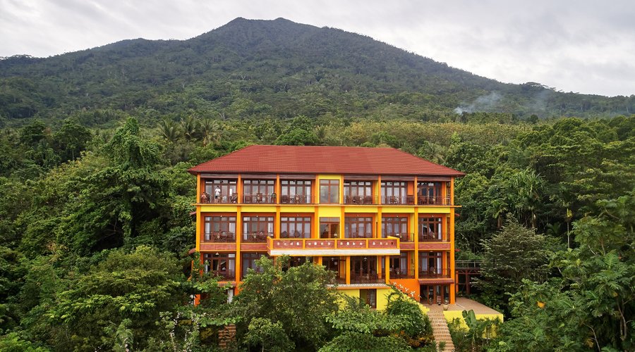 Villa Marasai from the air