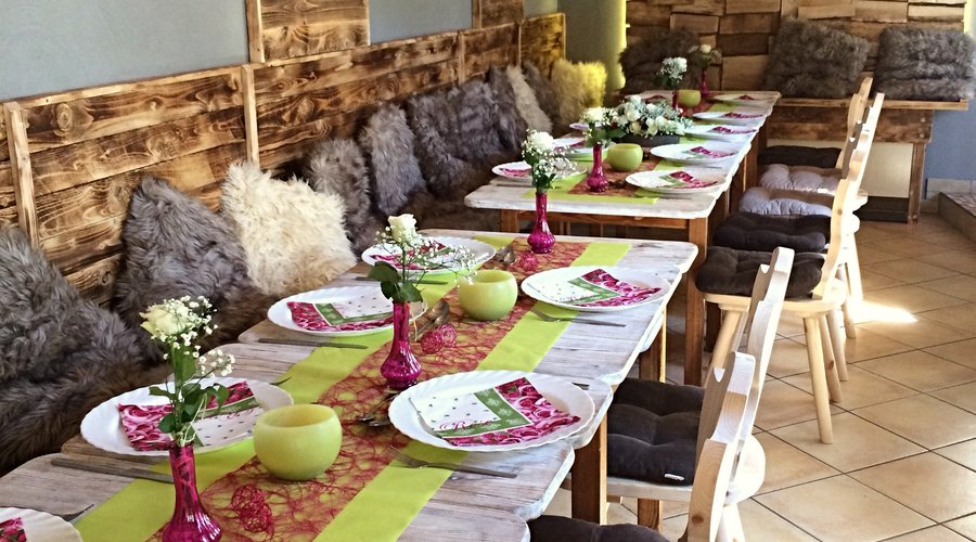 Renovierter Innenbereich in bayrischem Stil