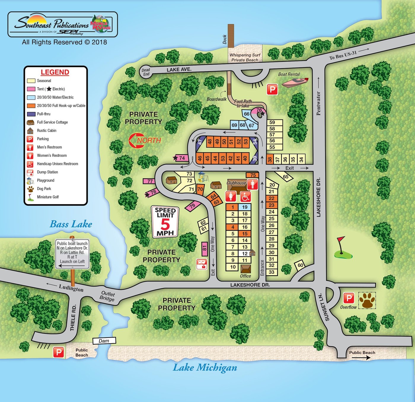 Escape to Serenity: Michigan's Whispering Surf Camping Resort