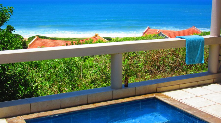 private pool at the villa