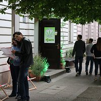 Eingang zum Hanf Museum Berlin