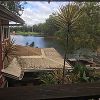 The lake bar below...