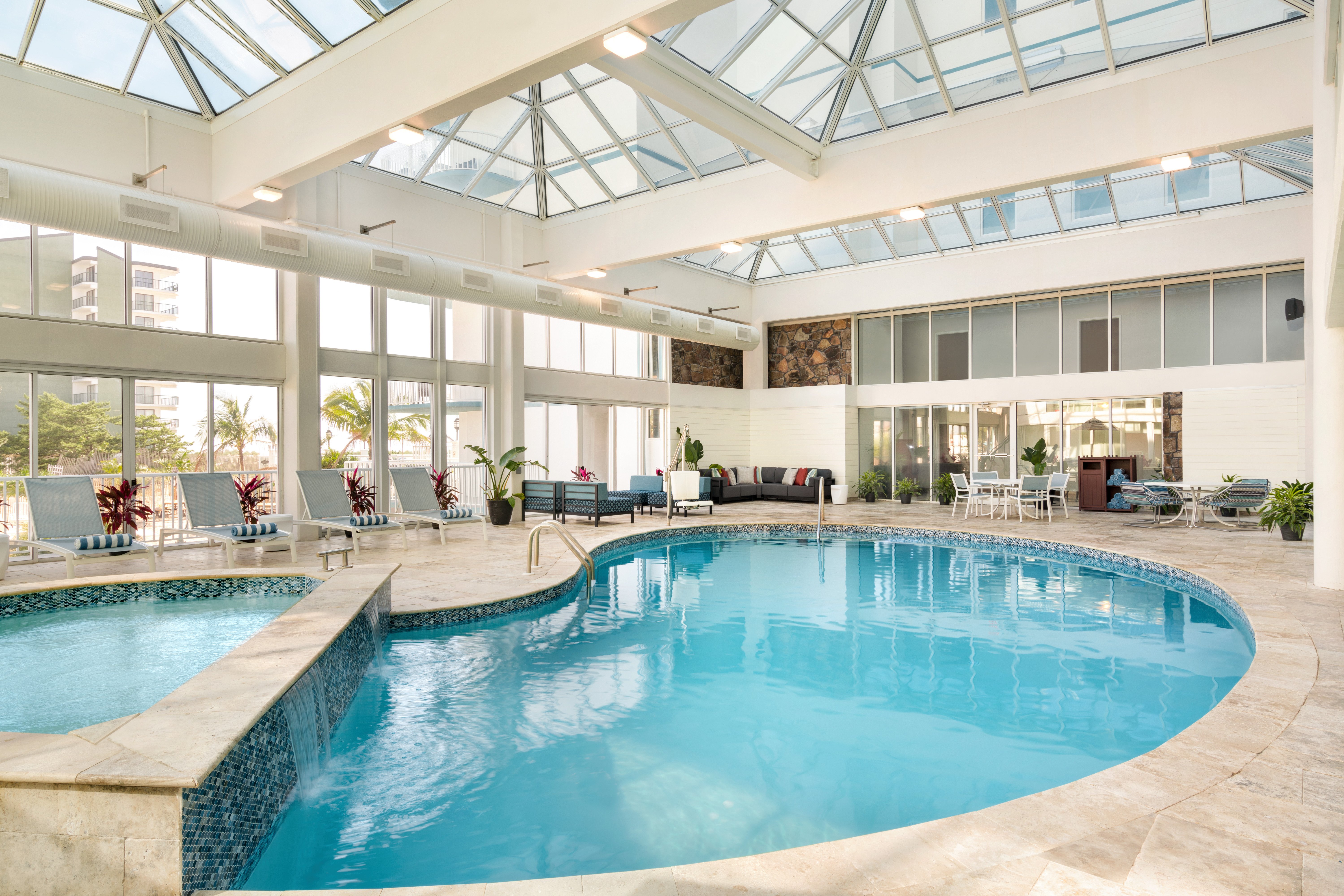 DoubleTree By Hilton Ocean City Oceanfront Pool Pictures Reviews   Indoor Pool 