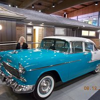 Front of House with 55 Chevy