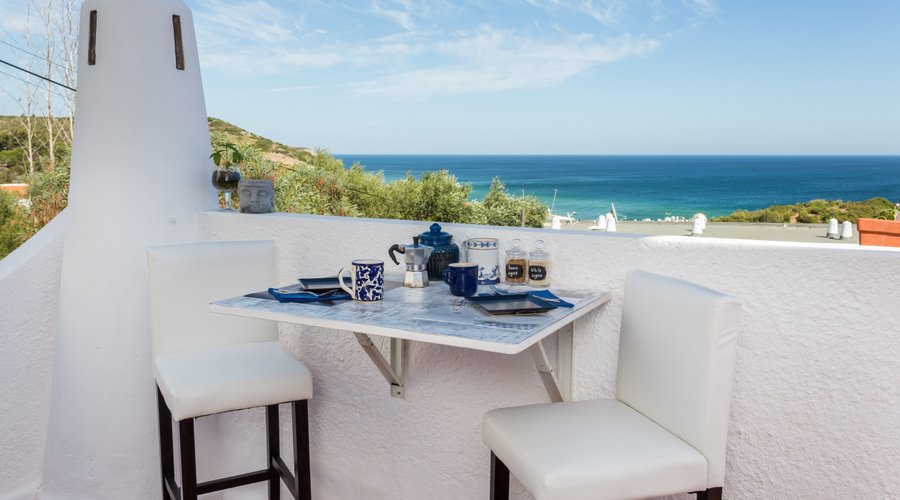 Sea view terrace for breakfast and best meals