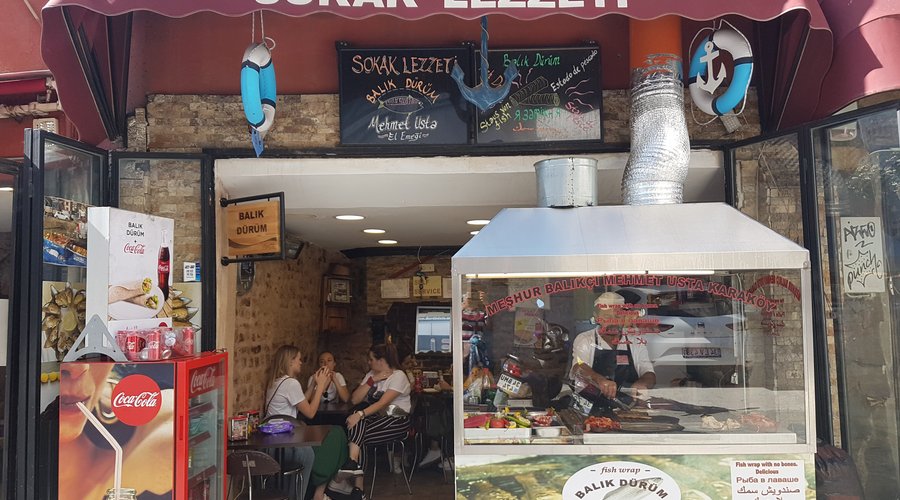Fish wrap from heaven, delivered to Istanbul