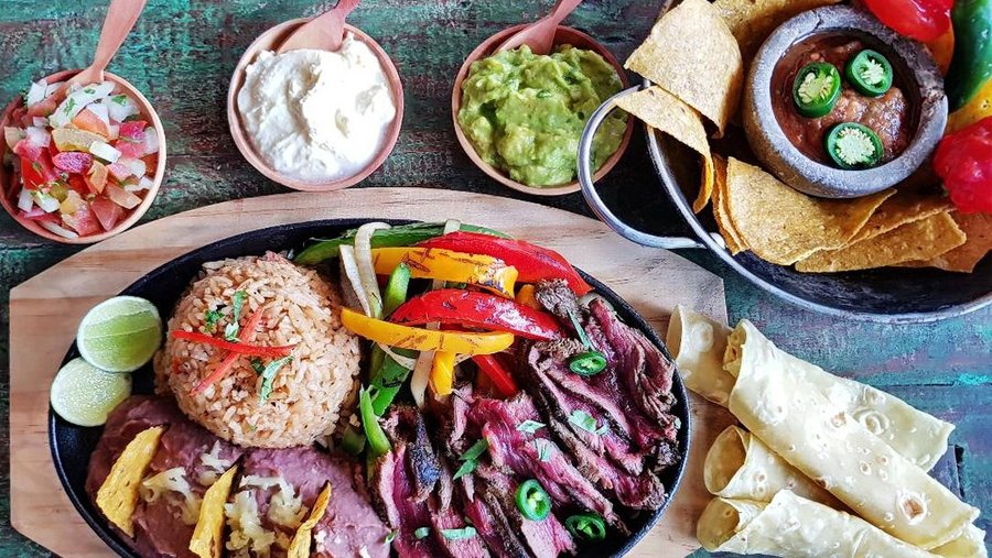 grilled beef tenderloin fajitas