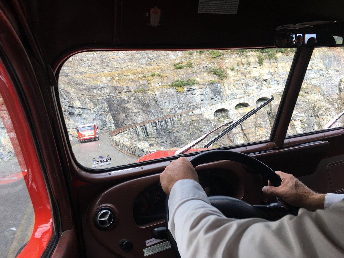 red bus tours glacier reviews