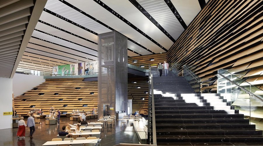Main hall at V&A Dundee