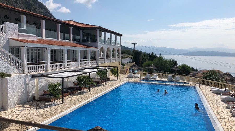 view of the pool