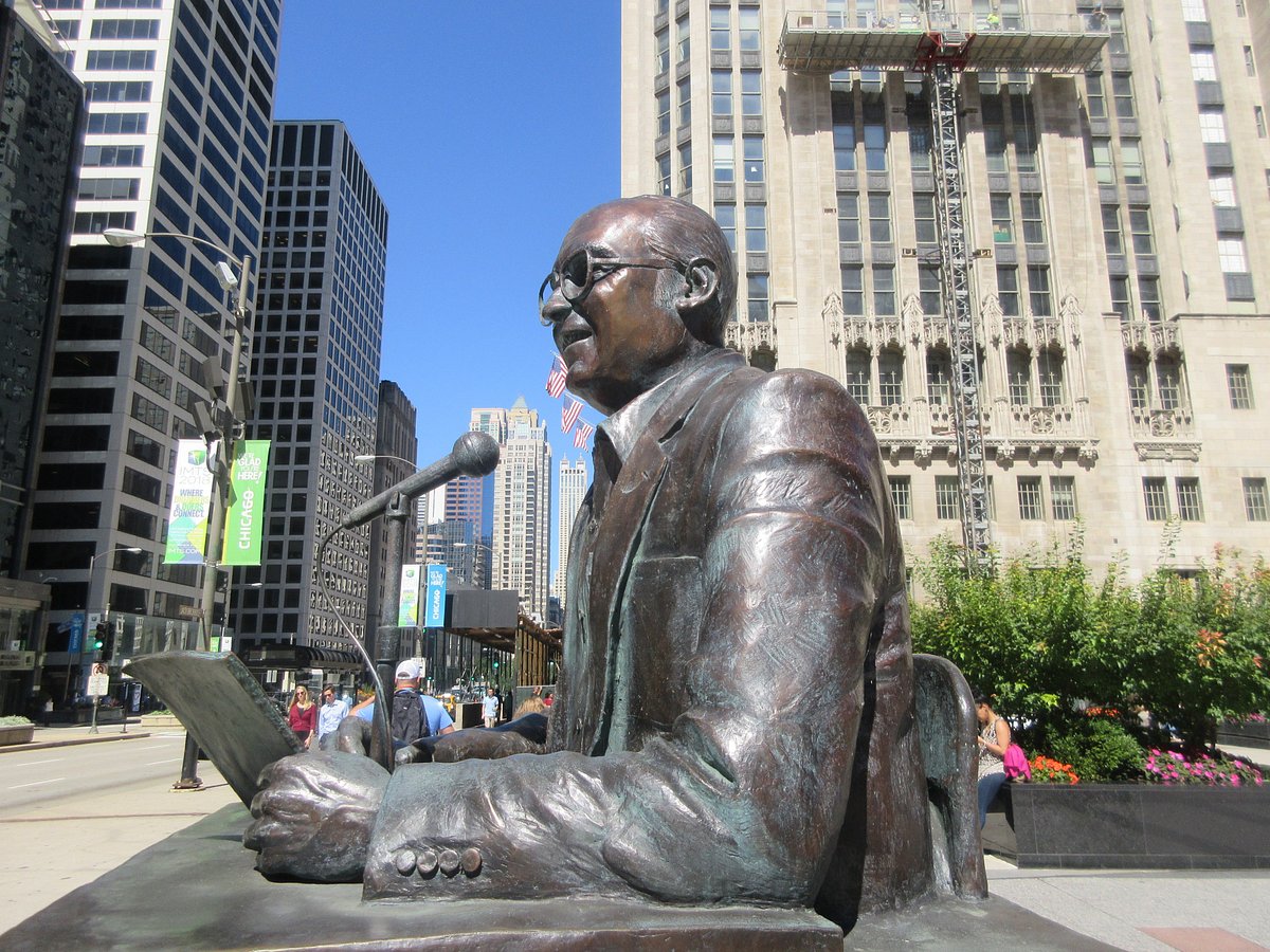 Chicago Public Art: Harry Caray: A One, A Two, A Three