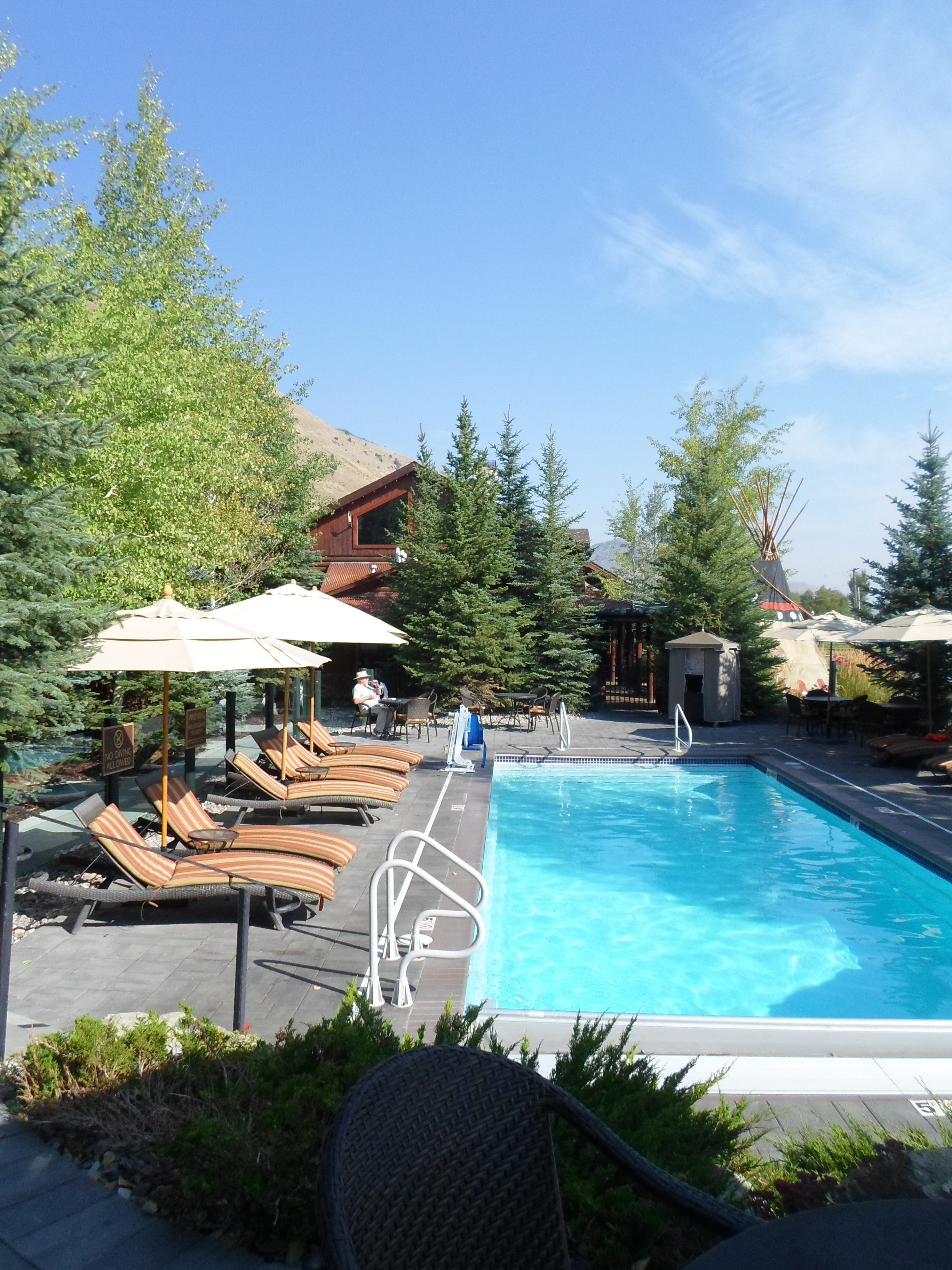 Rustic Inn Creekside Resort And Spa At Jackson Hole Pool Pictures   The Pool Area Rustic 