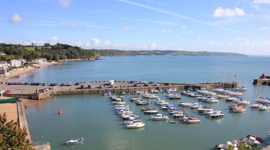 Saundersfoot Harbour and seafront