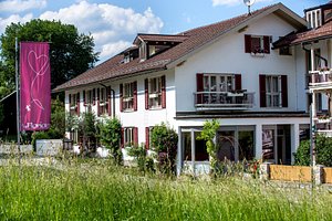 Hotel St. Florian im Bayerischen Wald in Frauenau, image may contain: Villa, Housing, Hotel, Neighborhood