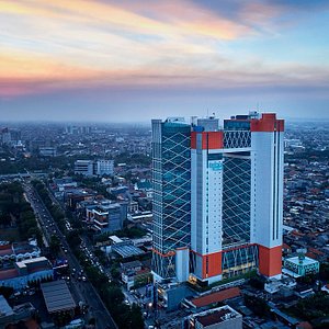The first Fairfield Marriott in Indonesia with futuristic building exterior