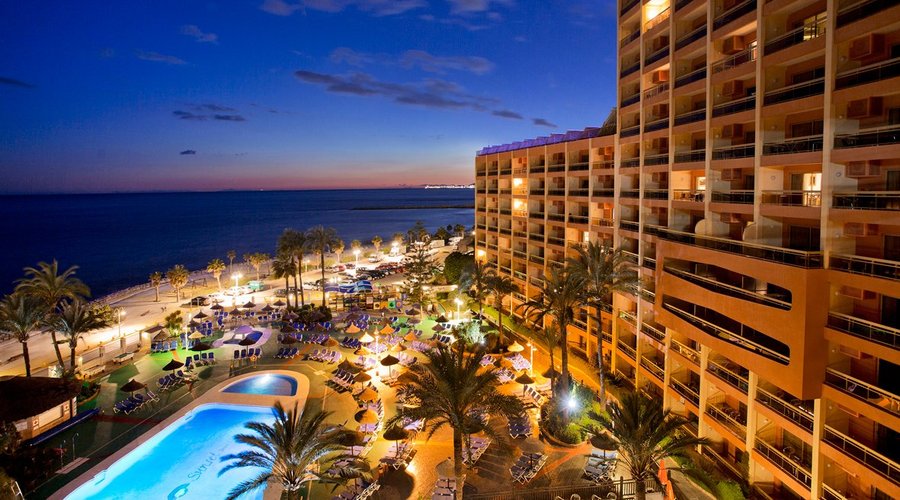 Evening view from Sunset Beach Club