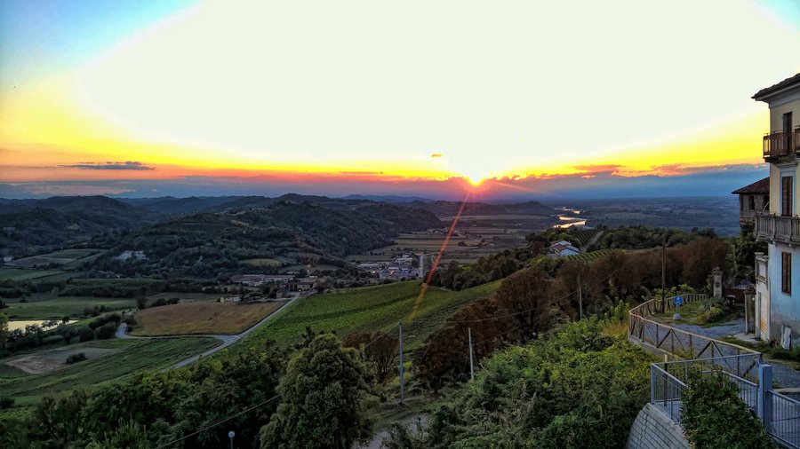 Sunset from the terrace