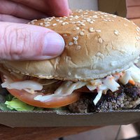 Jerk chicken burger