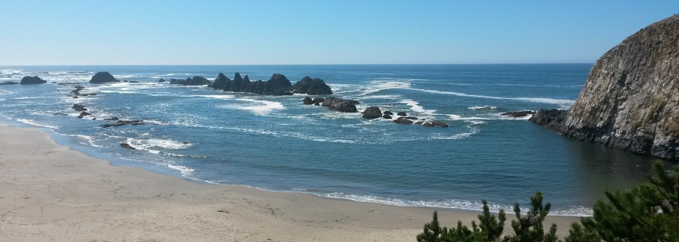 Seal Rock, South View from main outcropping