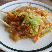 Spaghetti di soia con verdure