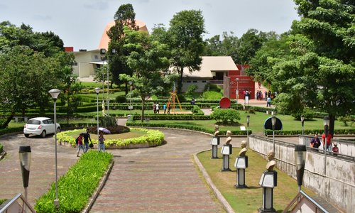 at the planetarium gardens