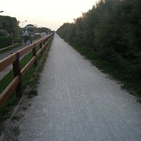 Il sentiero ciclabile