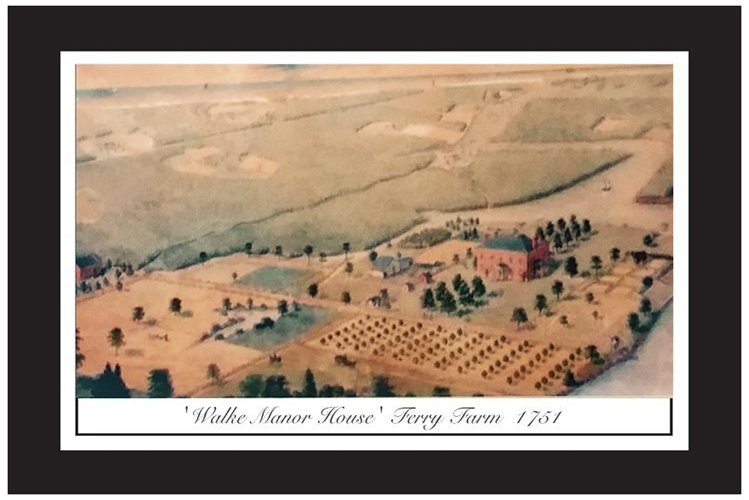 Walke Manor House (Burned down 1828)
