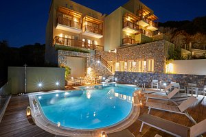 Mystery Skiathos Luxury Residence in Skiathos, image may contain: Villa, Resort, Hotel, Pool
