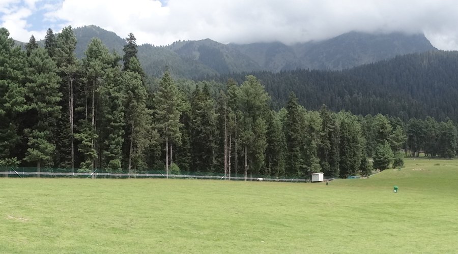 Panoramic view of the valley