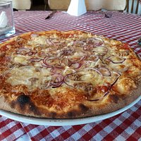 Sehr gute Pizza Tonno - 32cm