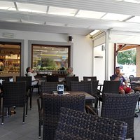 Outdoor seating area