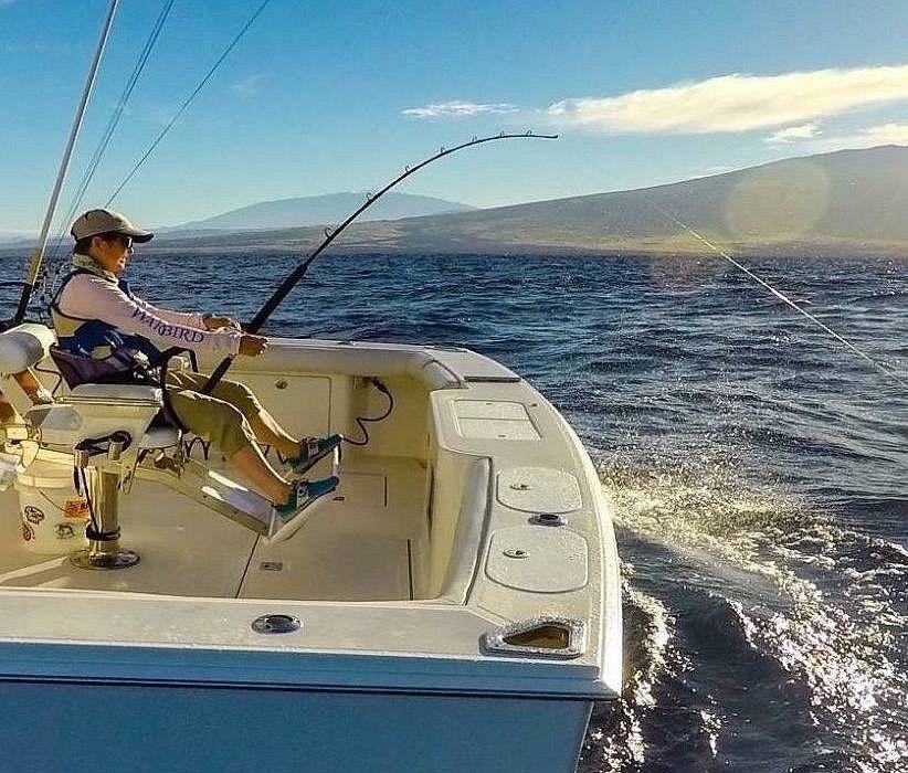 Fighting a Blue Marlin strapped into the fighting chair! - Picture of Kona  Sea Adventures, Island of Hawaii - Tripadvisor