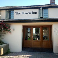 Outside the Raven and opposite the entrance to the Welshpool steam railway