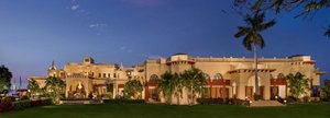 Noor-Us-Sabah Palace in Bhopal, image may contain: Villa, Housing, House, Hacienda