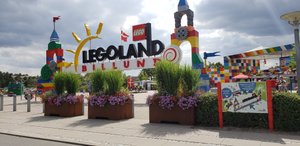 Legoland em Billund, Dinamarca quebra-cabeça em Zoom quebra