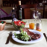 Salchicha tradicional de la Región Umbría.