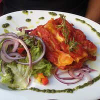 Cannellonis au brocciu a la menthe