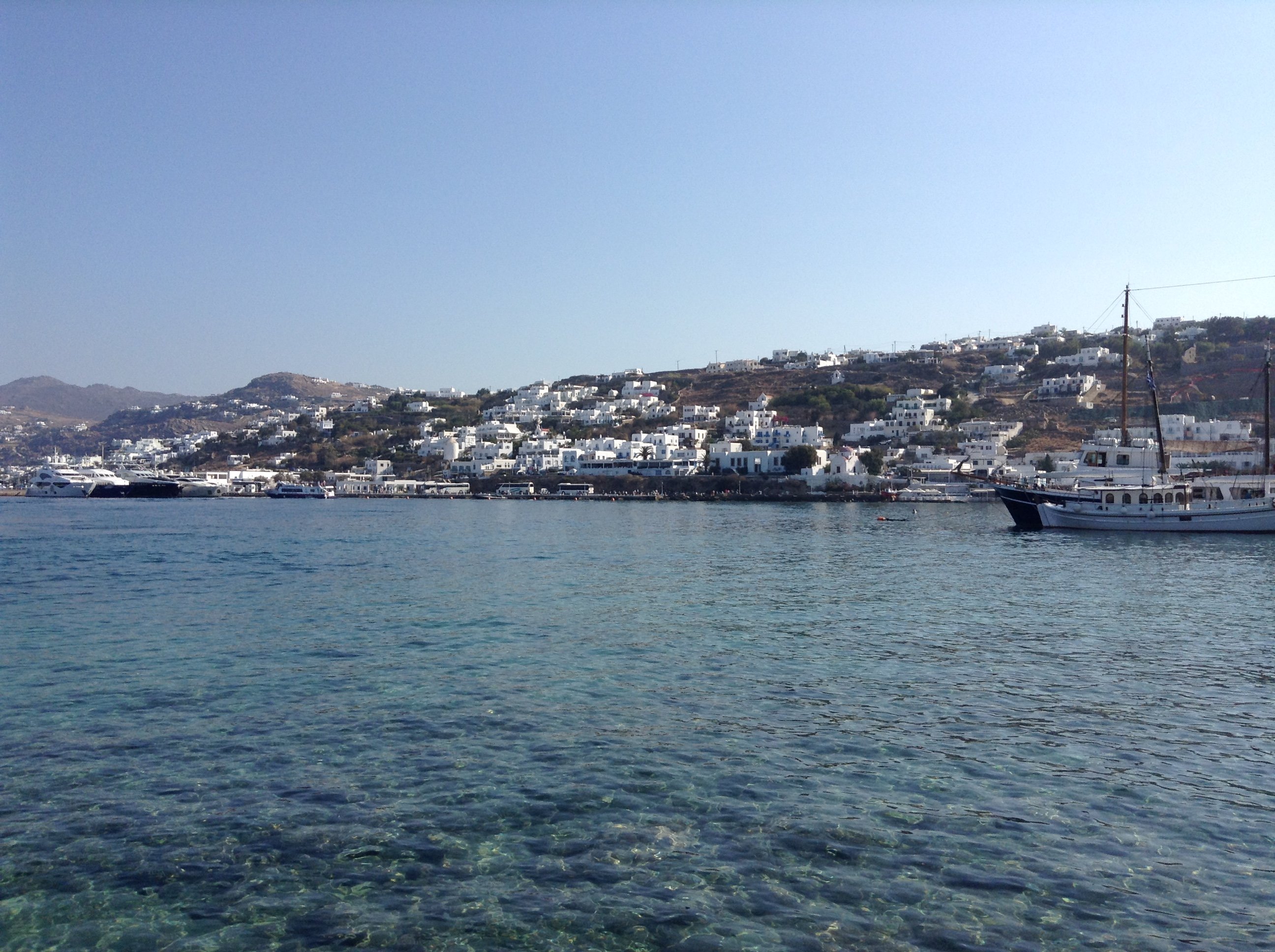 Cruise Ship Shore Excursions Mykonos Town All You Need To Know   Overlooking Harbour 