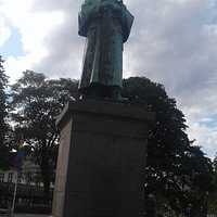 Statue of Alexander Kielland in Stravanger