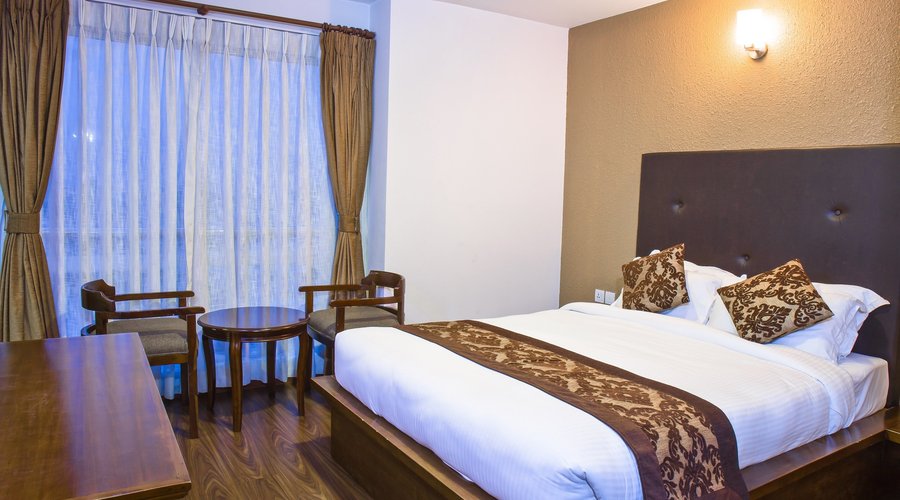 Bedroom of a 1 Bedroom Suite