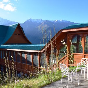 View from reception level